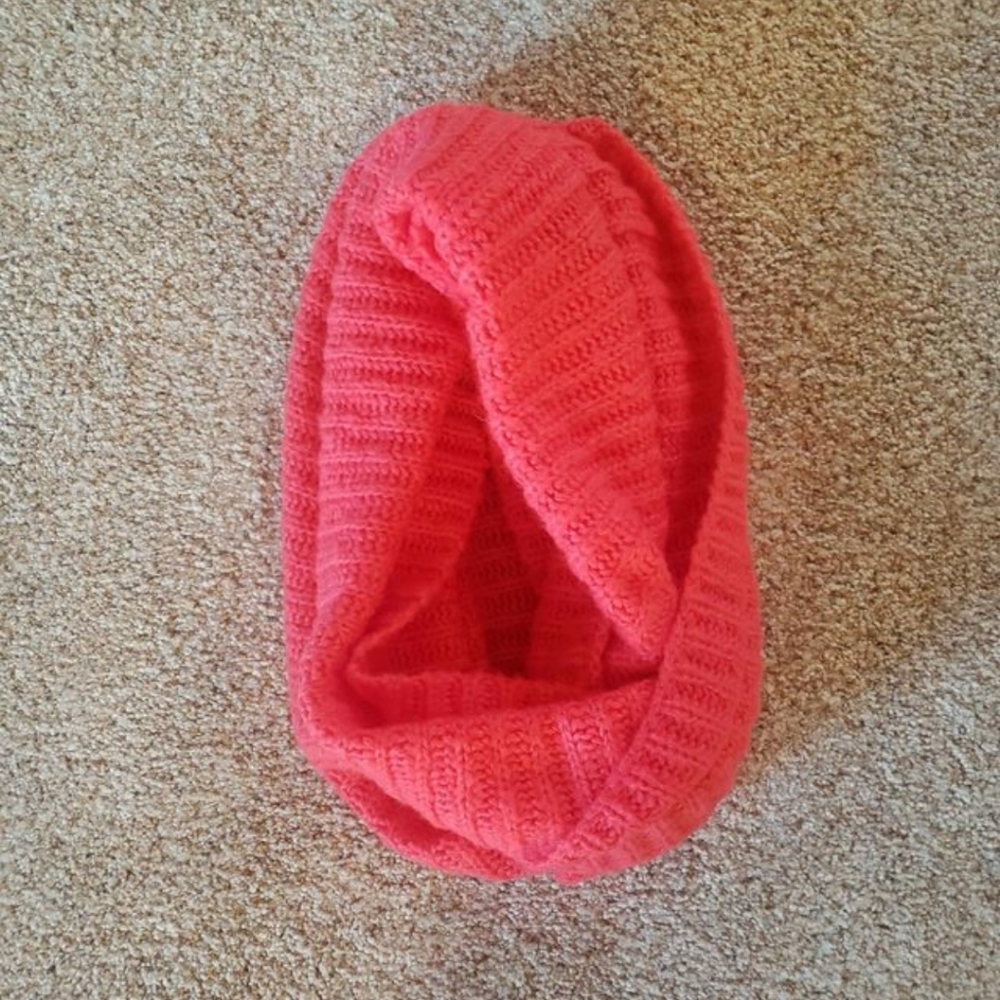 Merona Bright Coral Infinity Scarf